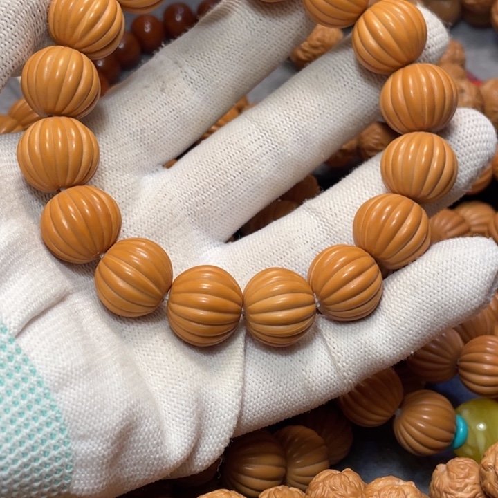 猴头核桃手串?*瓜珠