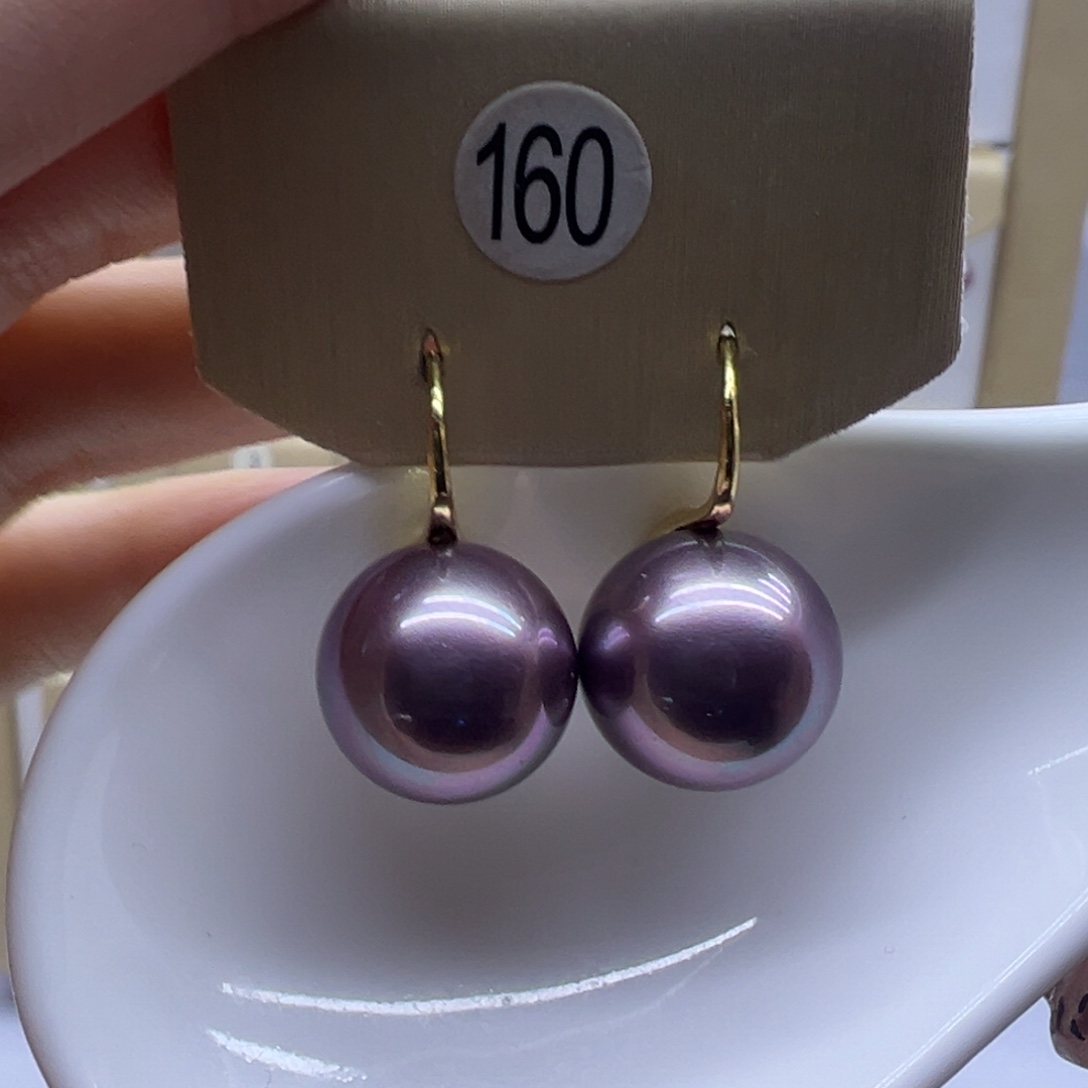 耳饰淡水珍珠银S925镶嵌