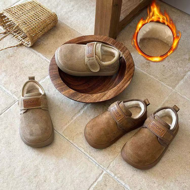 CH889小土豆博肯加绒软底鞋