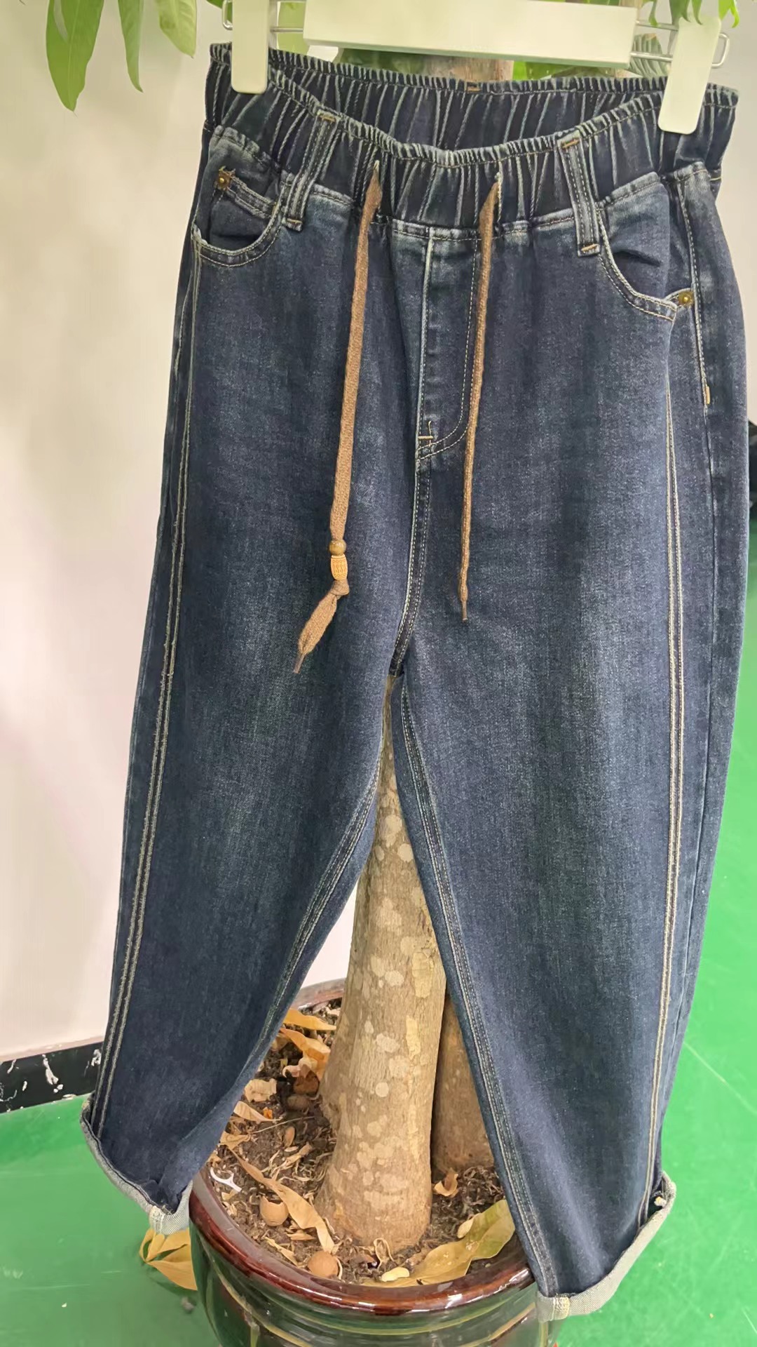 女士百搭牛仔裤6912-J