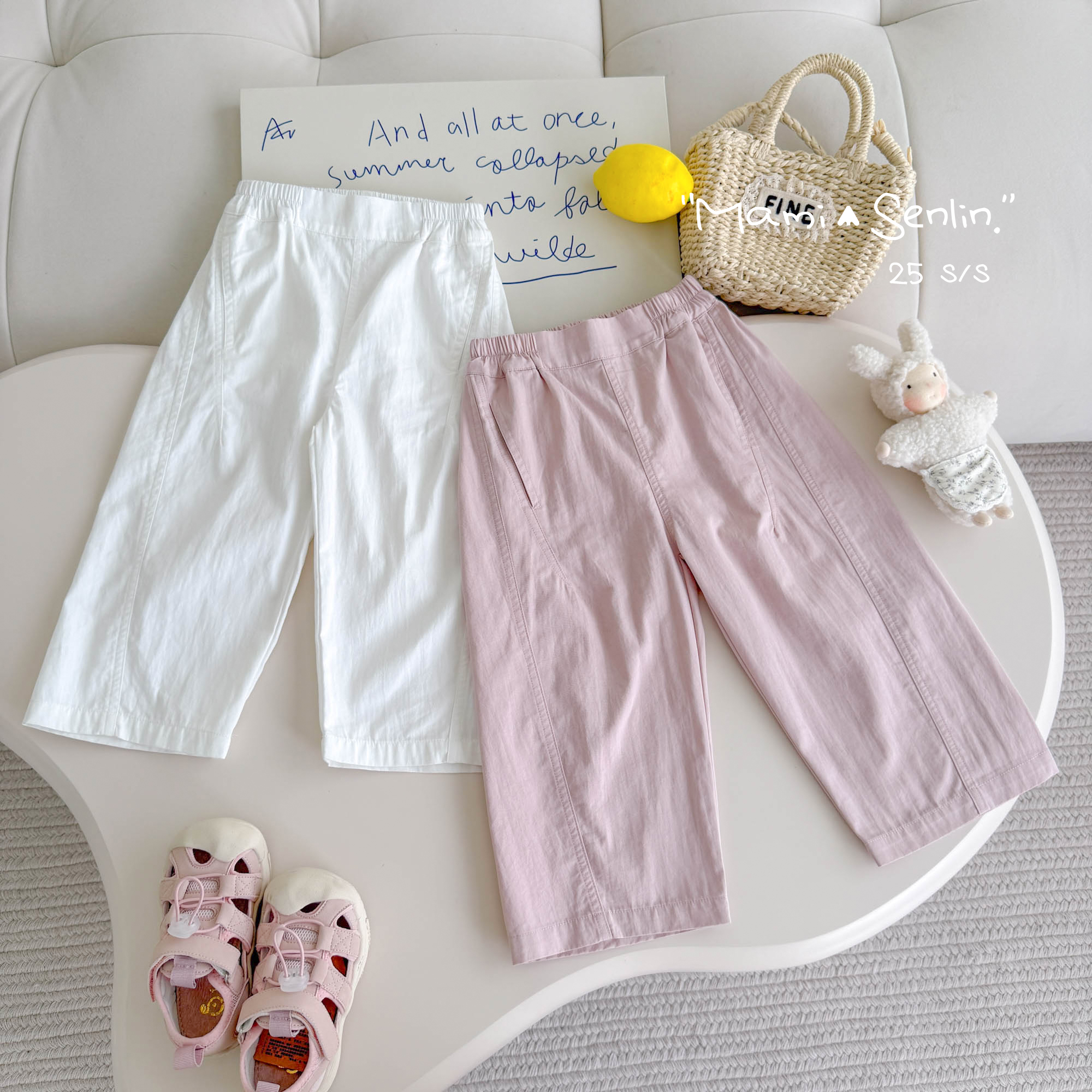 【妈咪森林】童装2025年夏季新款女童休闲裤252-MMSL-252239