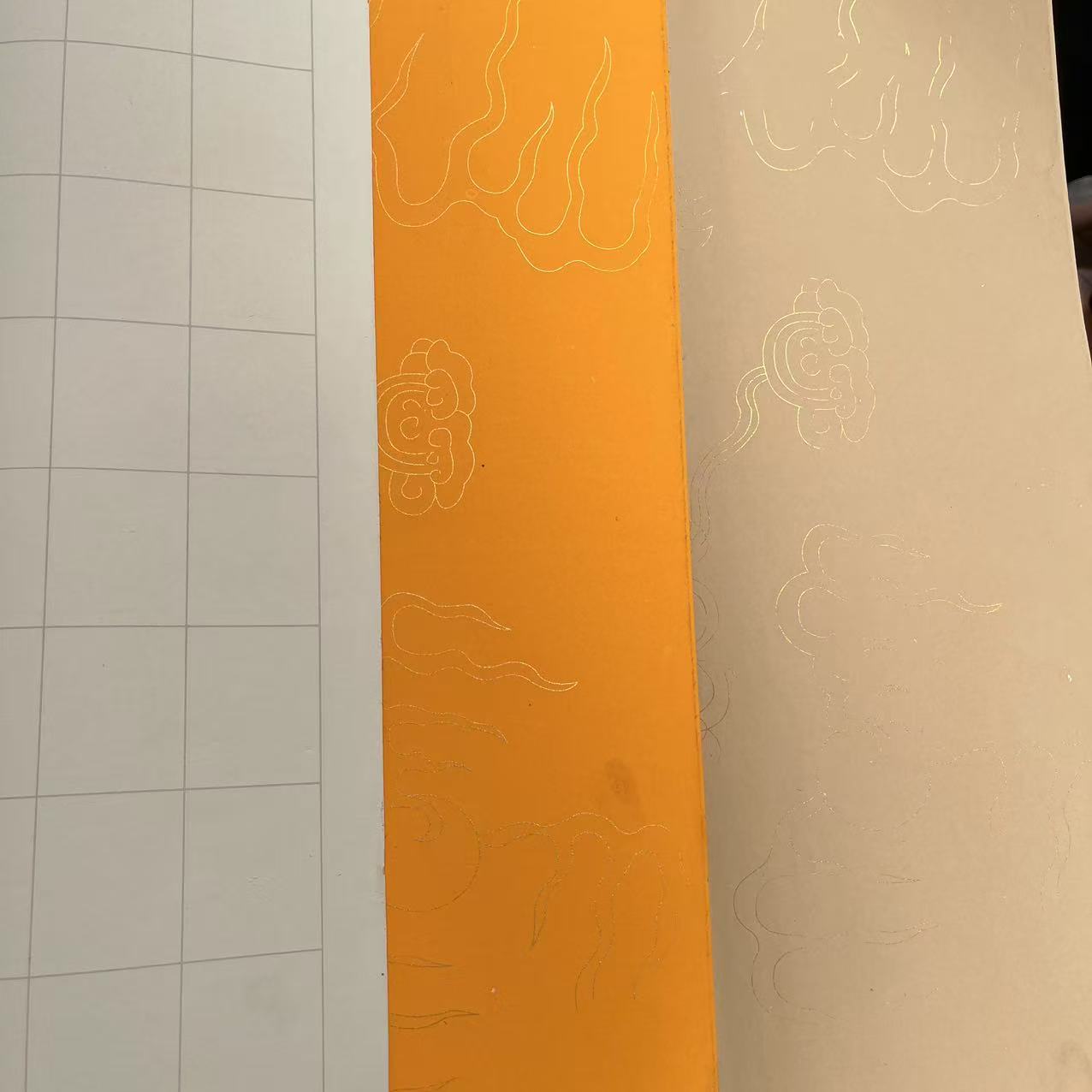 福利006；博古堂六尺对开各款式粉彩50张半生熟【不挑款】