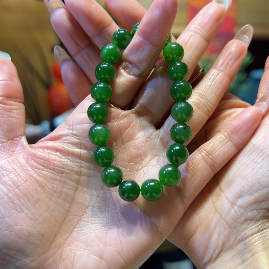 和田玉手链未镶嵌10