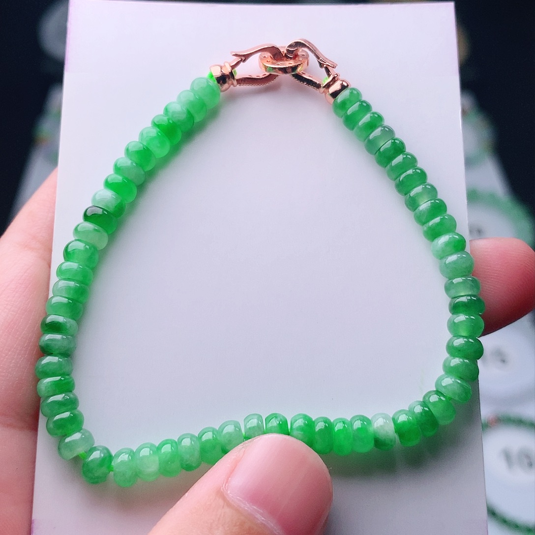 未镶嵌手串翡翠翡翠