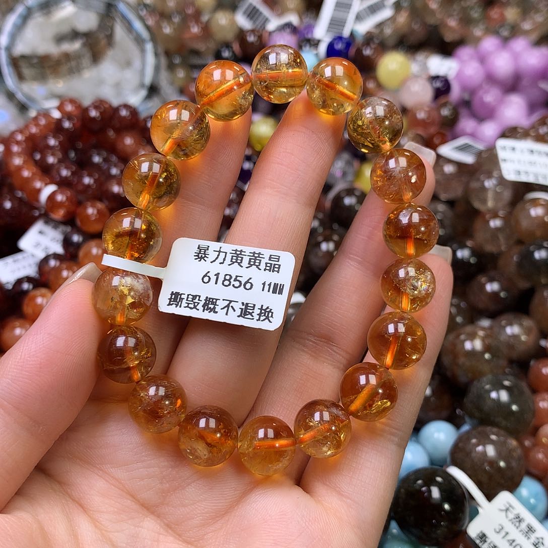 水晶手链未镶嵌，