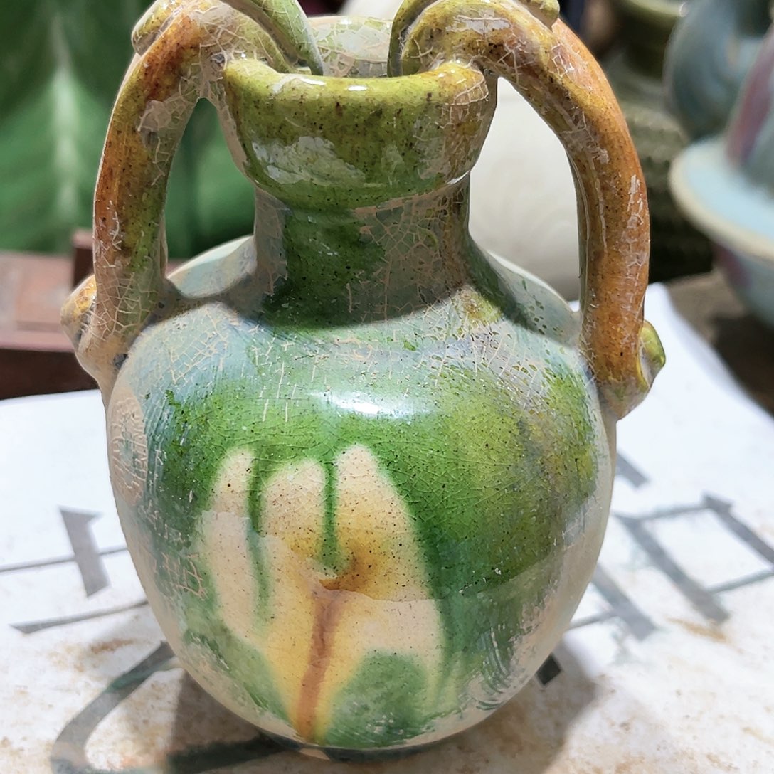 瓦当摆件摆件茶桌茶台陶瓷