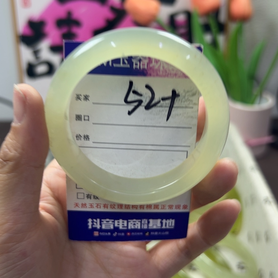 蛇纹石玉手镯未镶嵌445