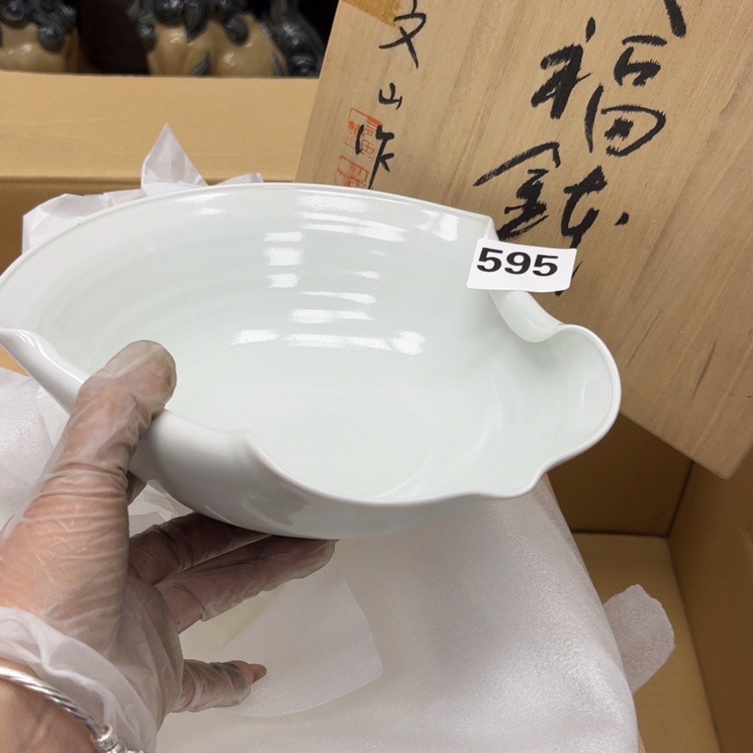 瓷片摆件工艺品摆件666