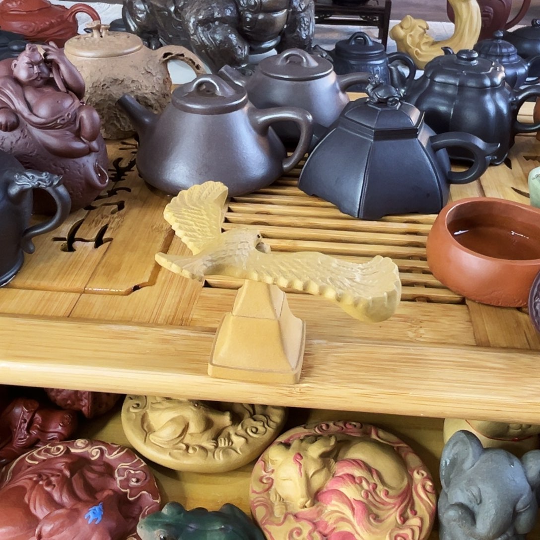 茶盘紫砂平衡鹰茶宠