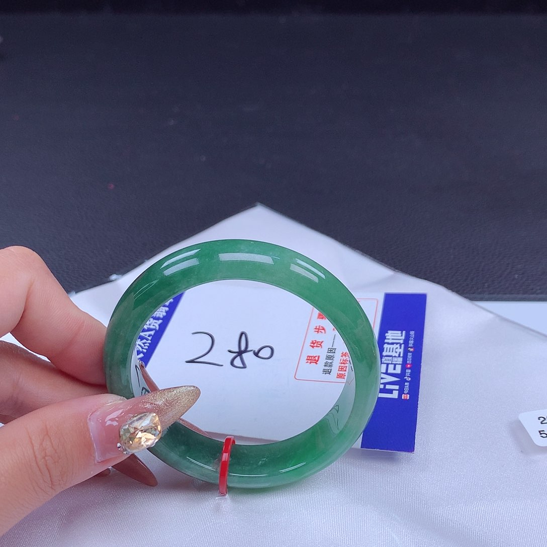 翡翠手镯未镶嵌手镯200373