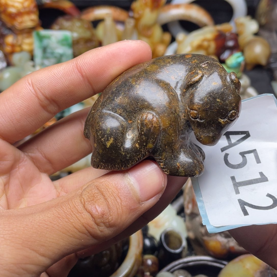 和田玉（糖玉）挂件未镶嵌