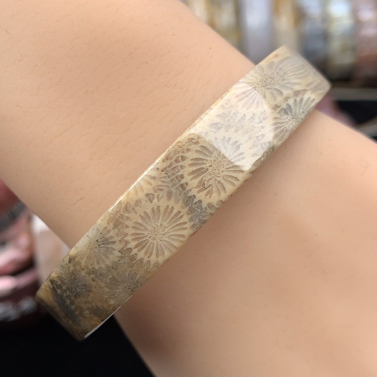 【闪购商品】硅化珊瑚（珊瑚玉）手镯未镶嵌