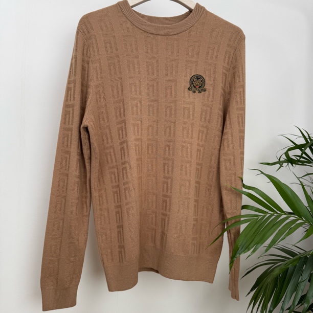 剪标撤柜男士秋冬季针织衫圆领长袖保暖时尚休闲毛衣