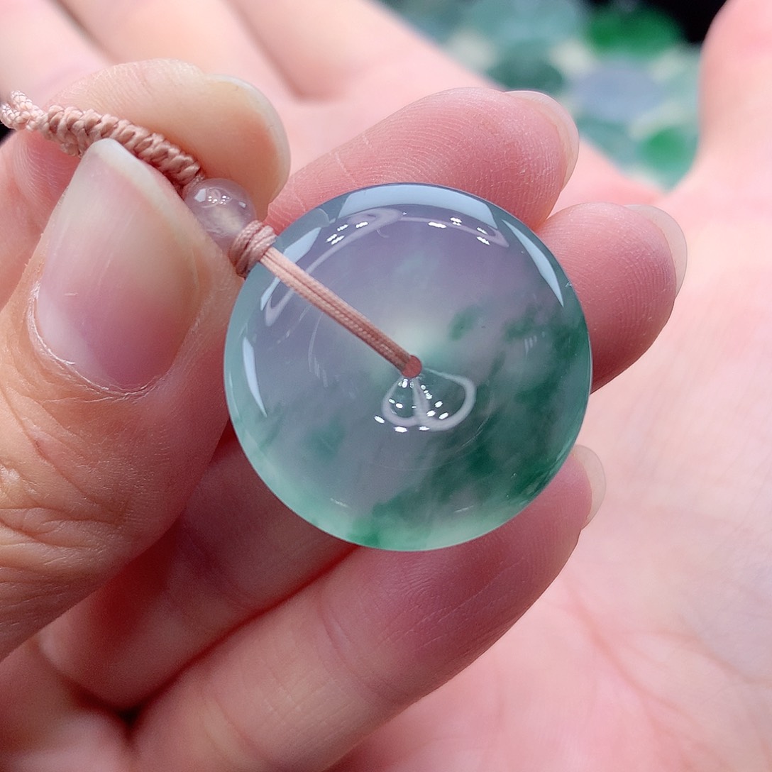 颈饰未镶嵌翡翠编号45尺寸24.5-6.2