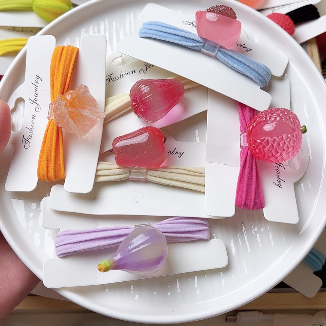 布艺非金属6个发绳