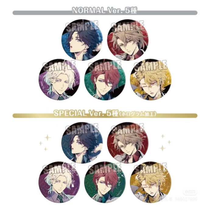 【泡沫的永恒之国】泡沫一周年吧唧 角色卡 特典明信片日谷盲盒代拆