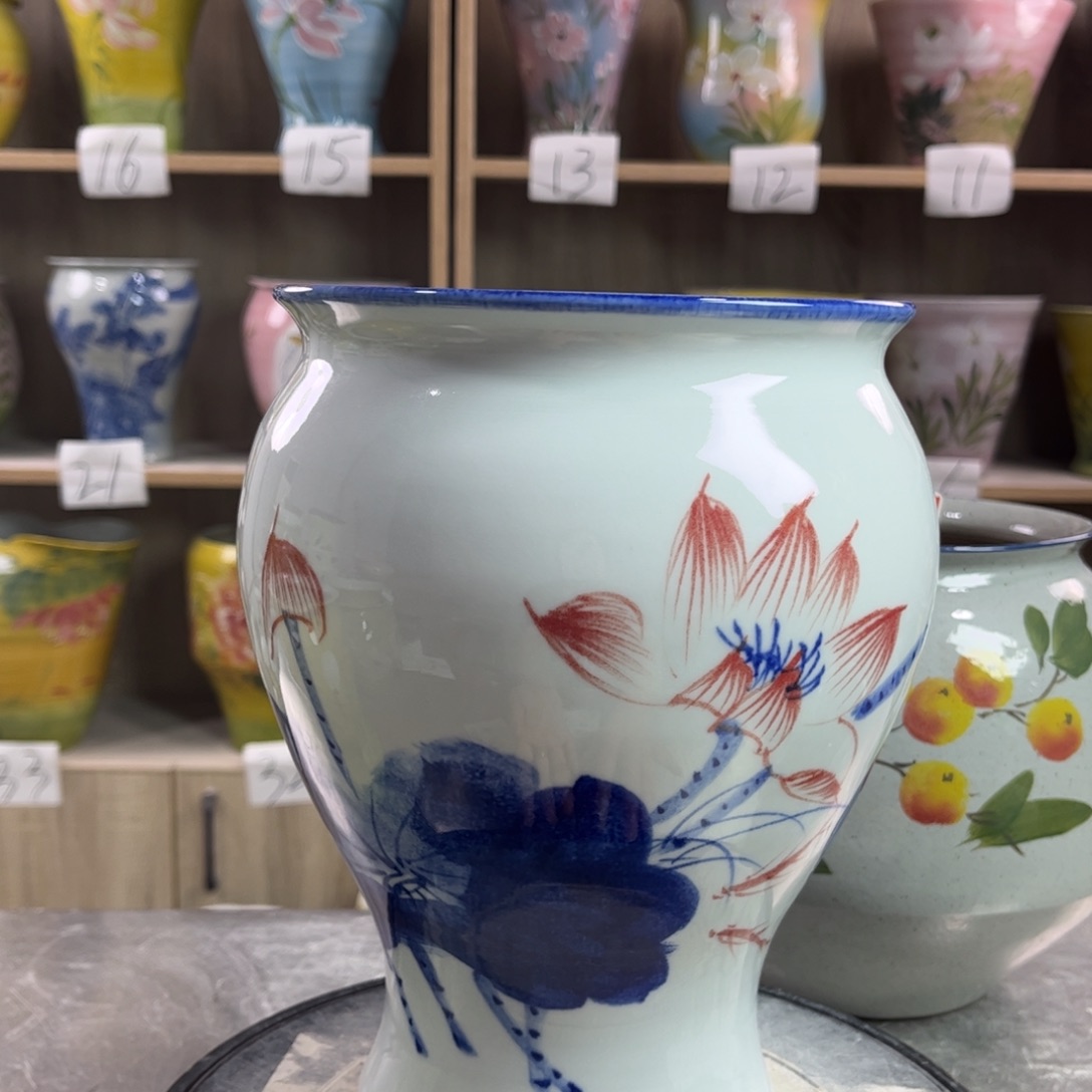 景德镇陶瓷花盆花盆