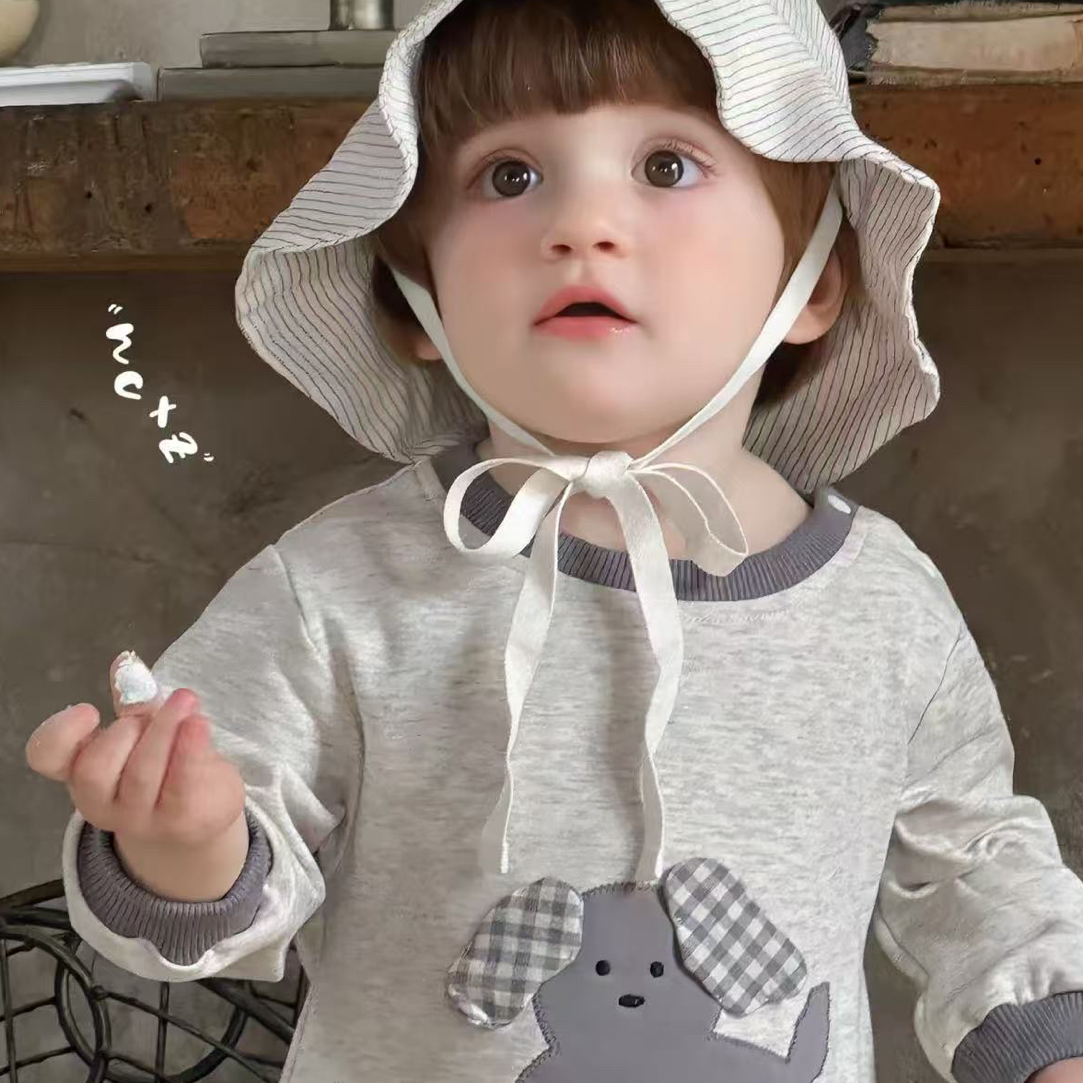 哈衣卡通双面大围嘴