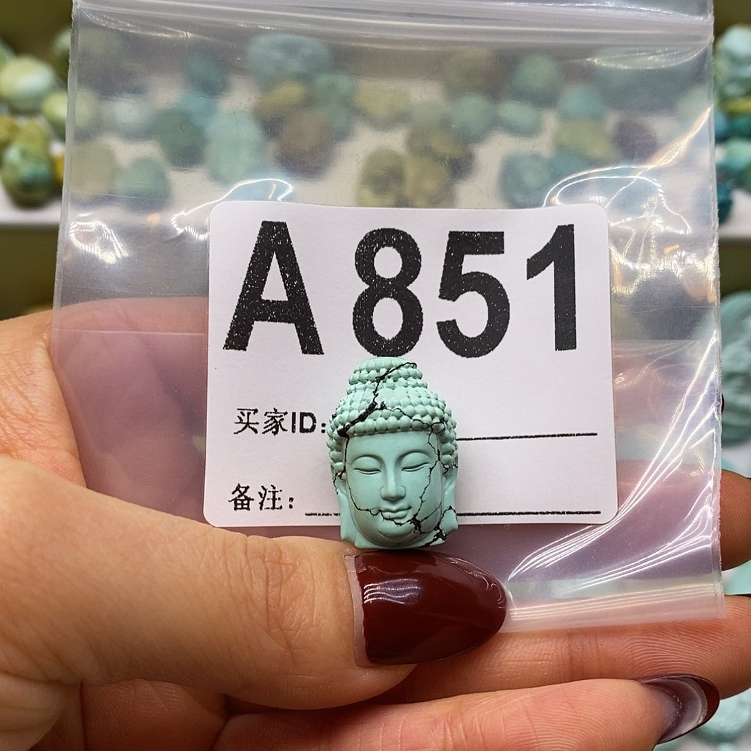 多***多绿松石未镶嵌绿松石配饰定制