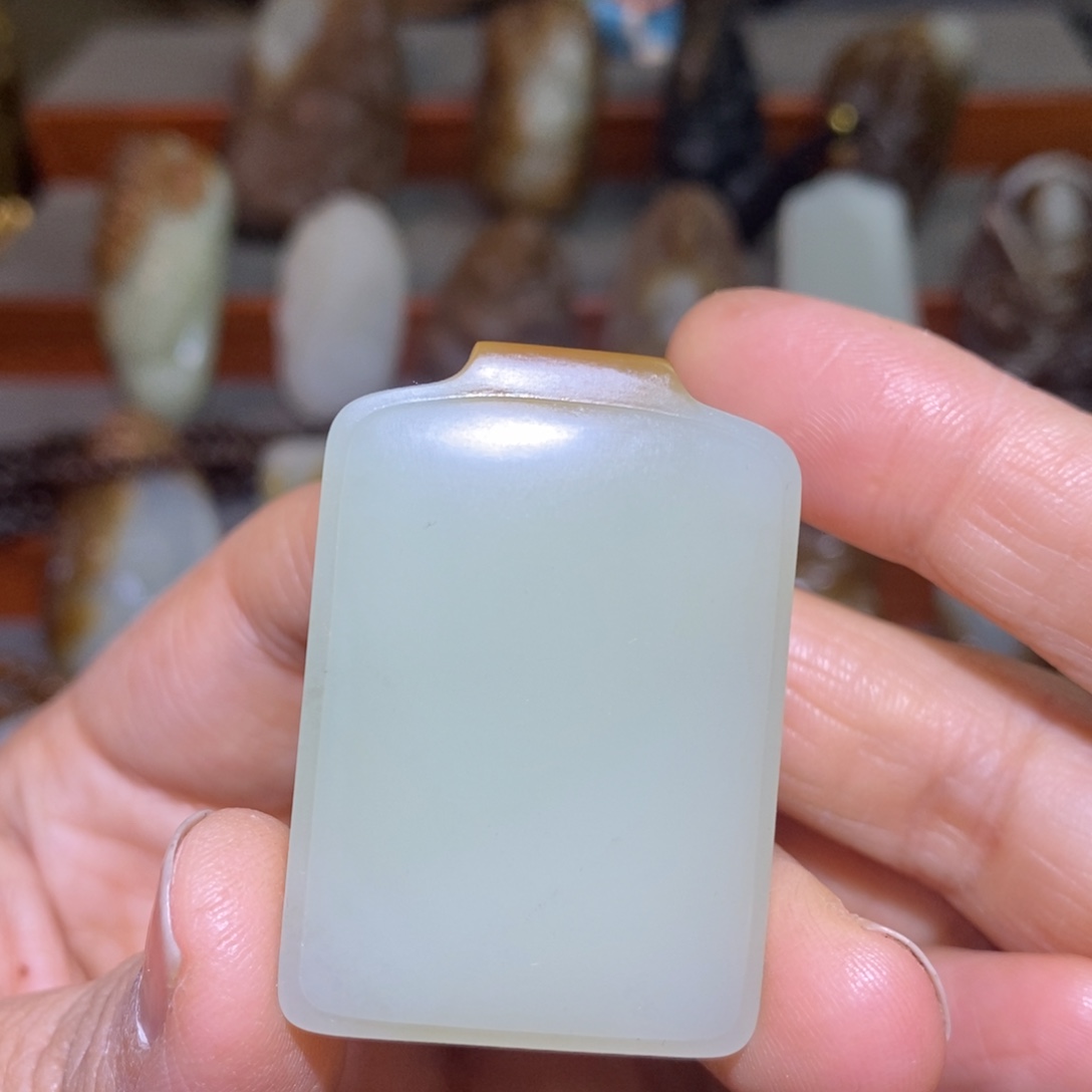 定制和田玉平安牌