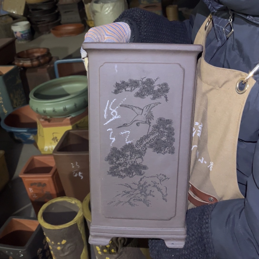紫砂花盆盆景艺术