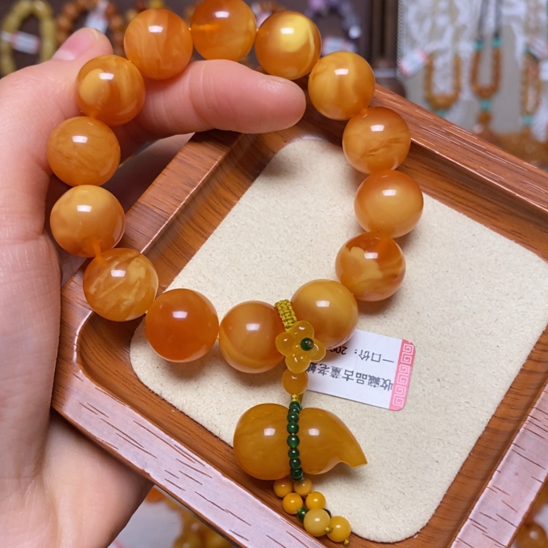 【闪购商品】手链蜜蜡未镶嵌手串