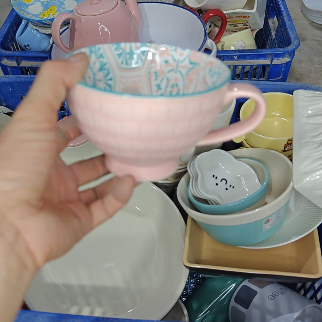 瓷片陶瓷杯碗盘微瑕介意慎拍