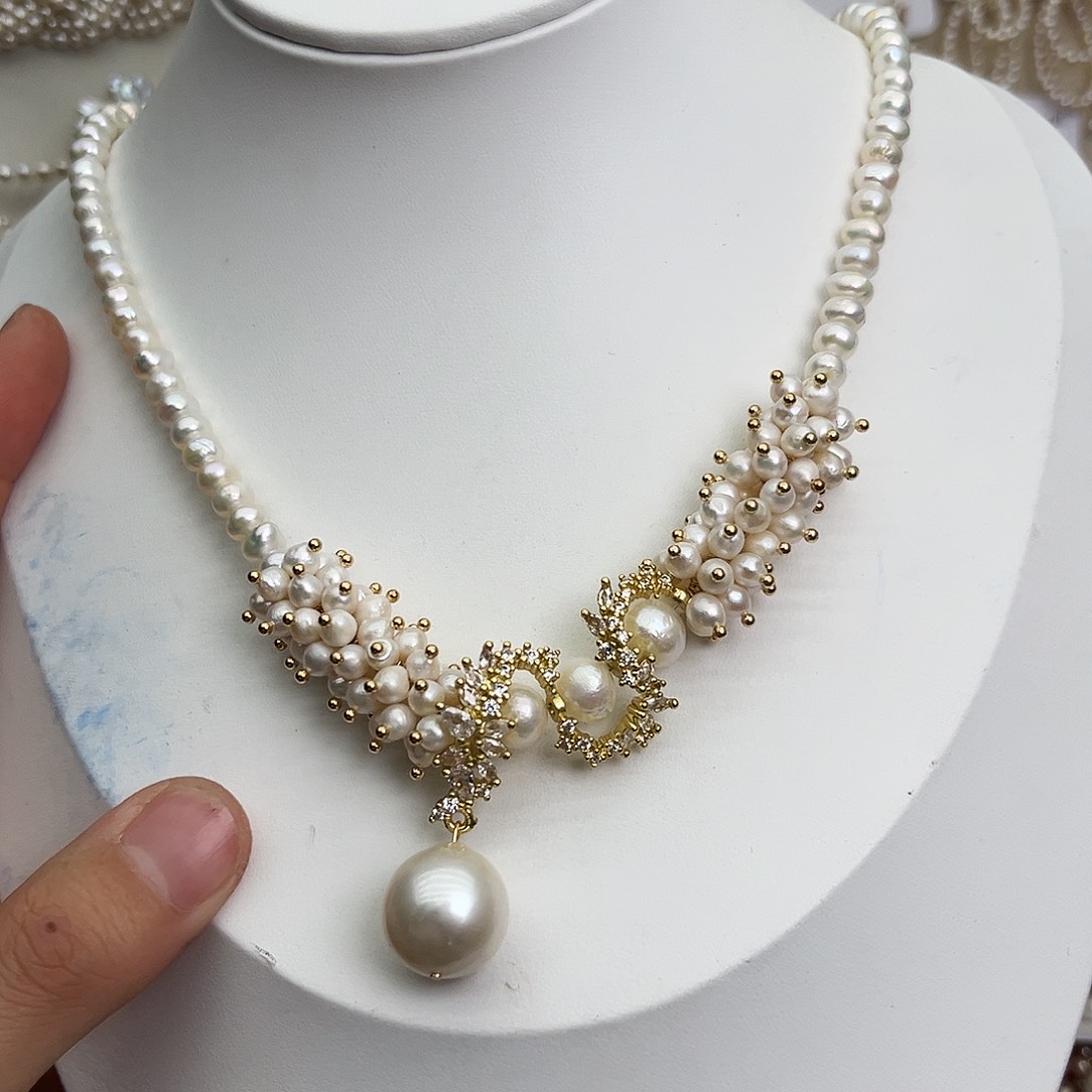 颈饰淡水珍珠未镶嵌