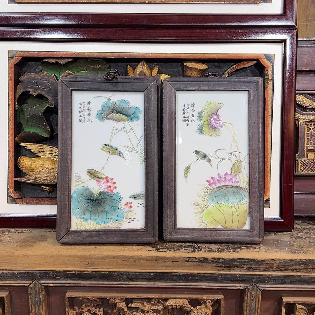 香樟木路***家老木雕花板