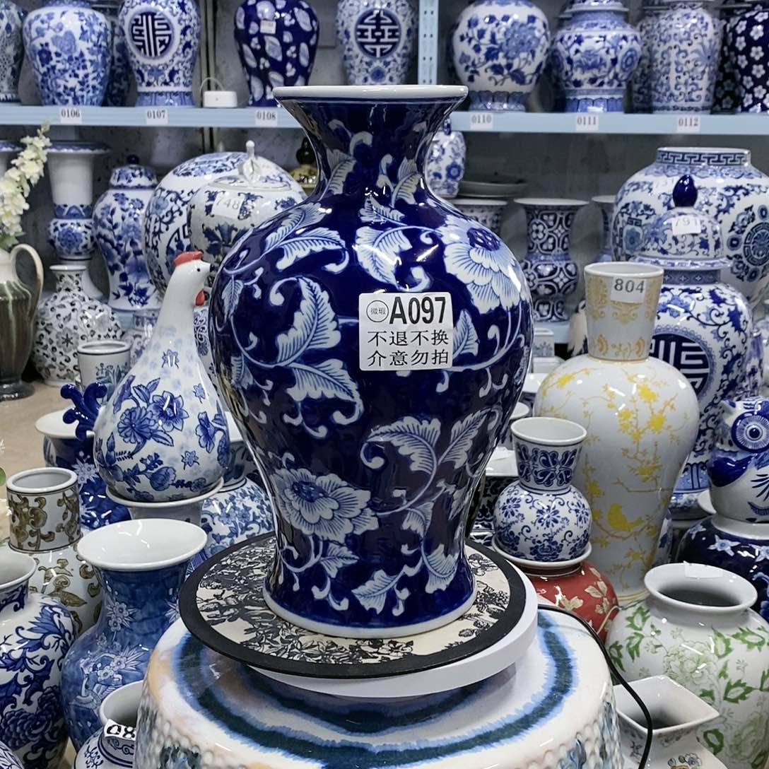 【闪购商品】摆件微瑕鱼尾瓶31.11.19………………