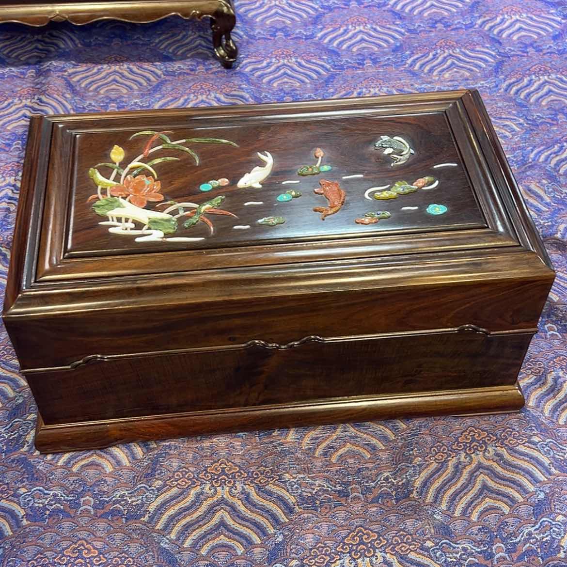 【闪购商品】红酸枝木类成套家具激光盒