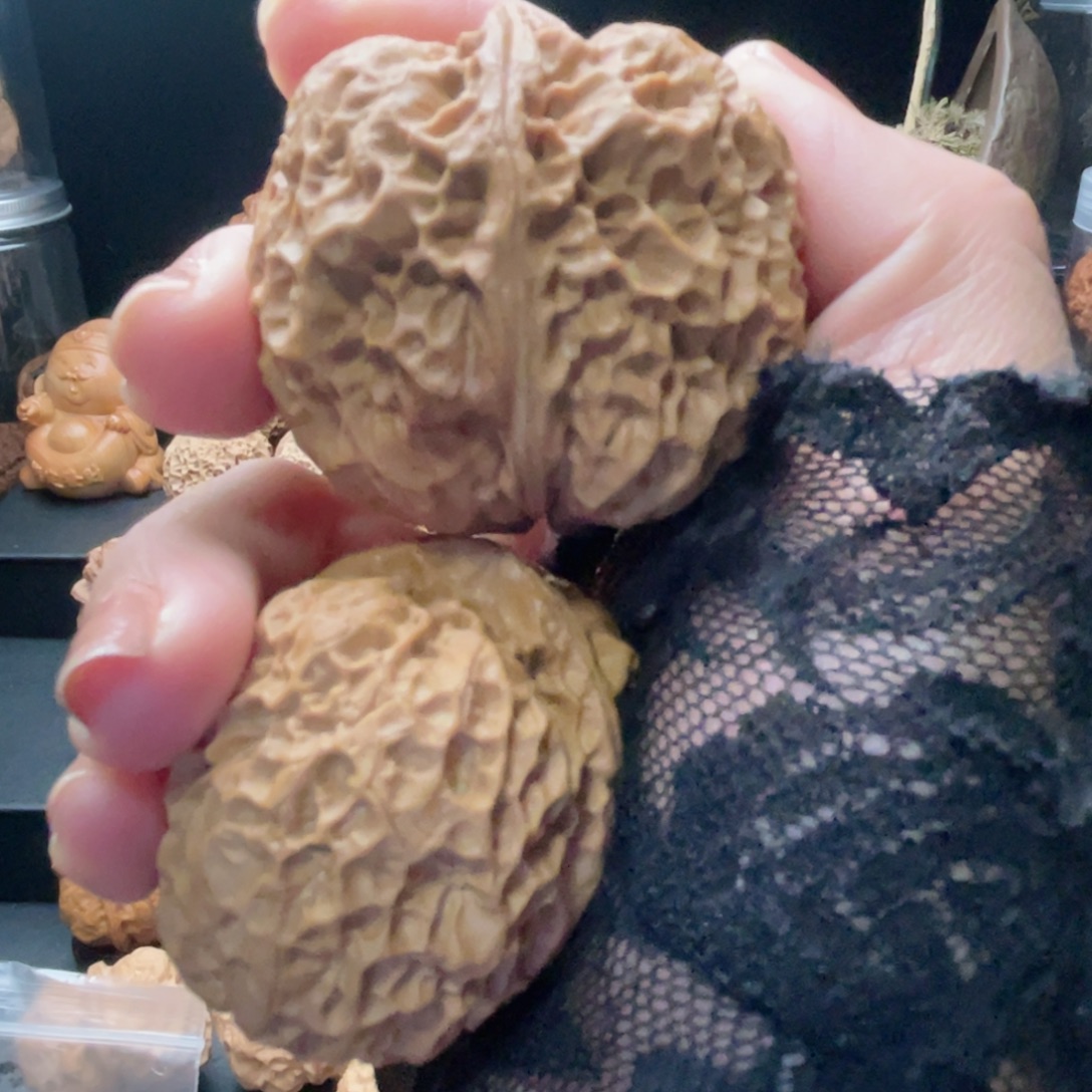 富***_吊坠文玩核桃百花球………………