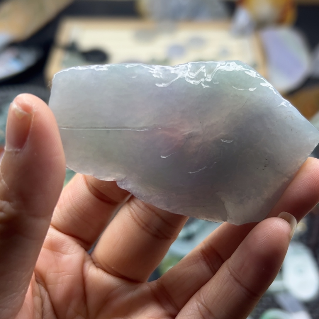 颈饰未镶嵌翡翠春彩