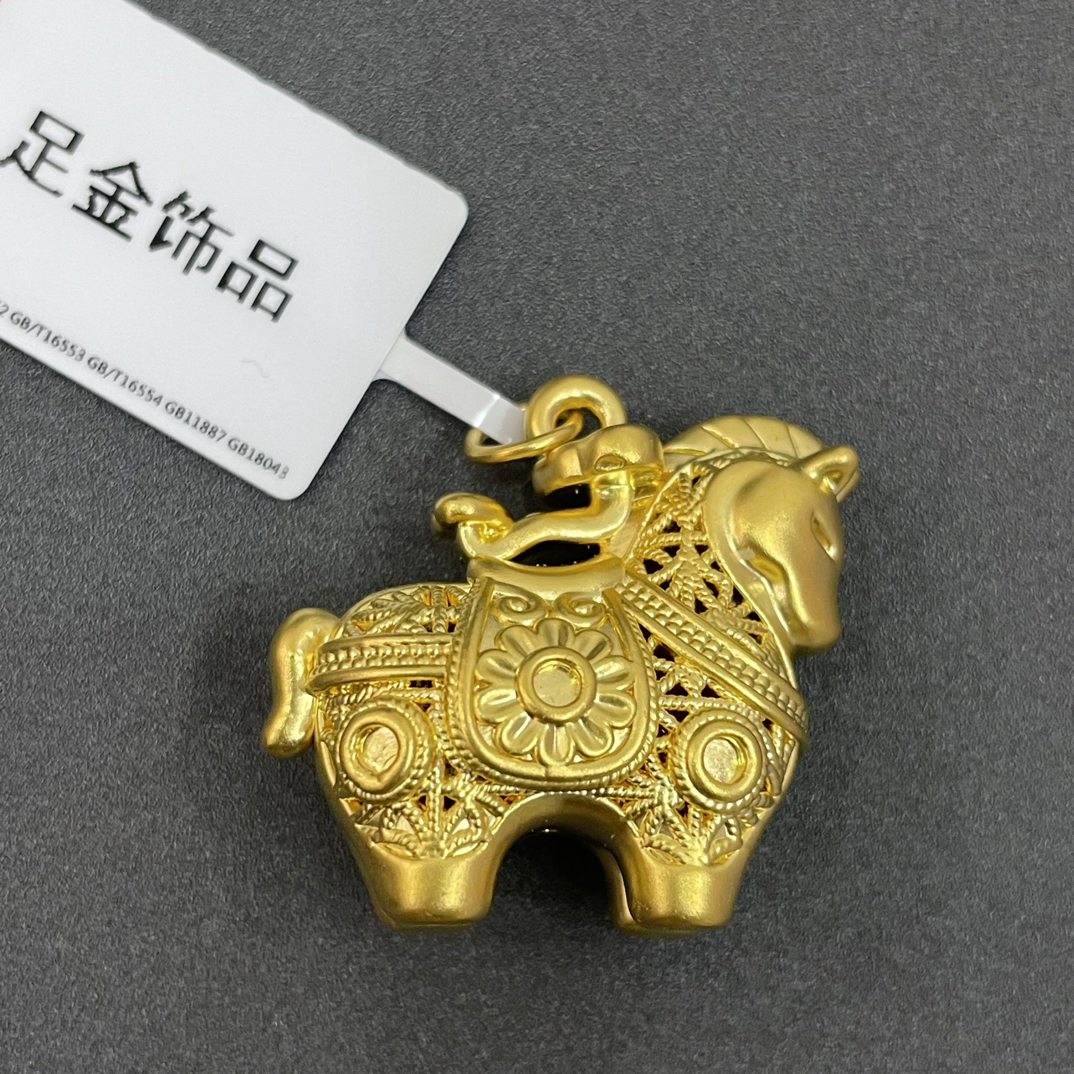 【夏夏专享】足金999 马 GP 3.92 攒金有道