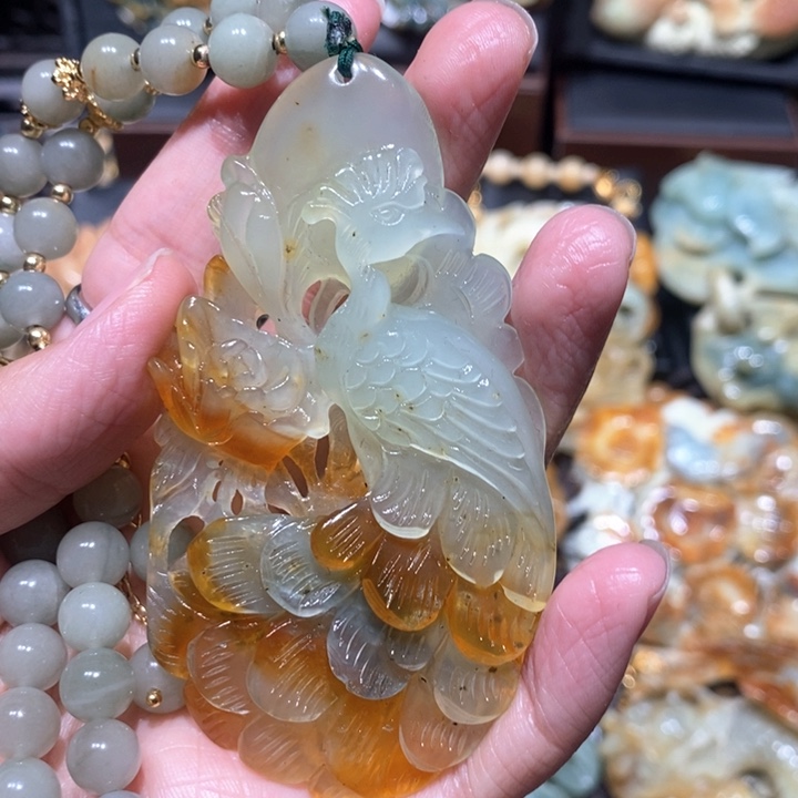 岫玉毛衣链未镶嵌