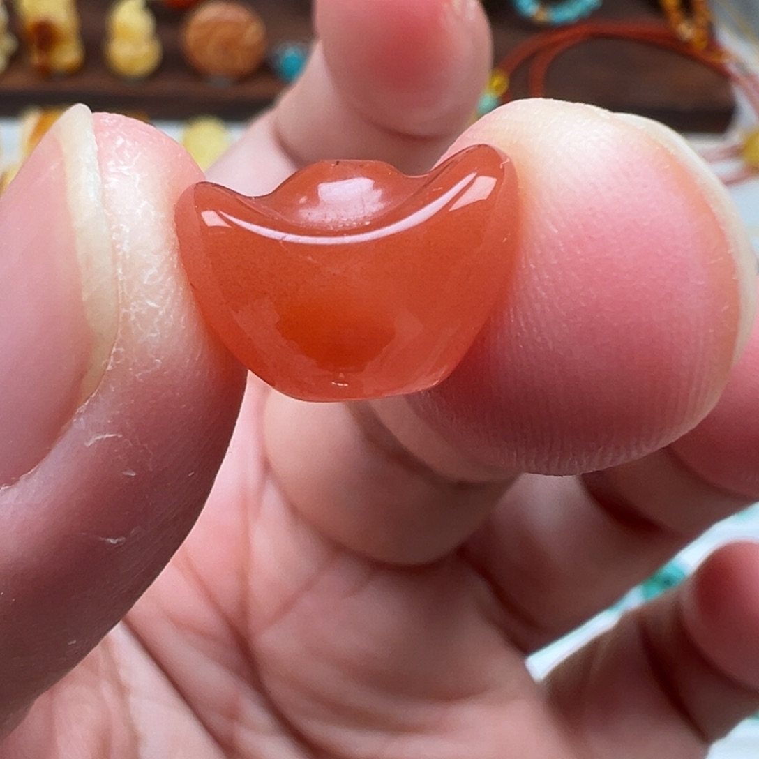 南红玛瑙未镶嵌颈饰