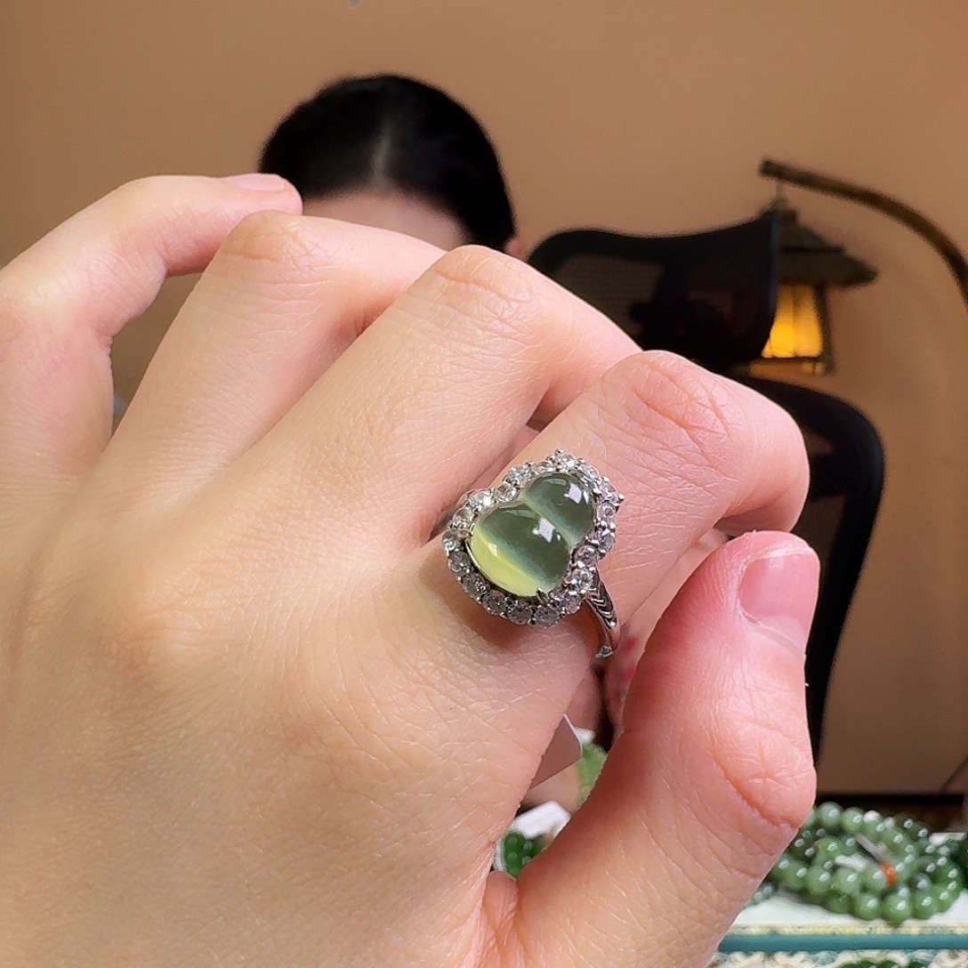 和田玉银S925镶嵌手链