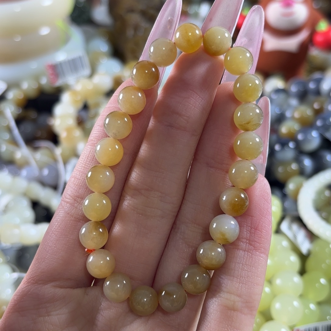 和田玉未镶嵌手链129