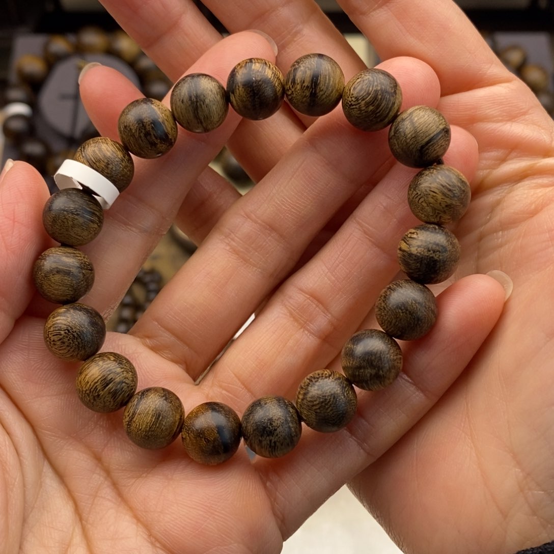 沉香手串用****0越南芽庄白棋瘤疤1.0