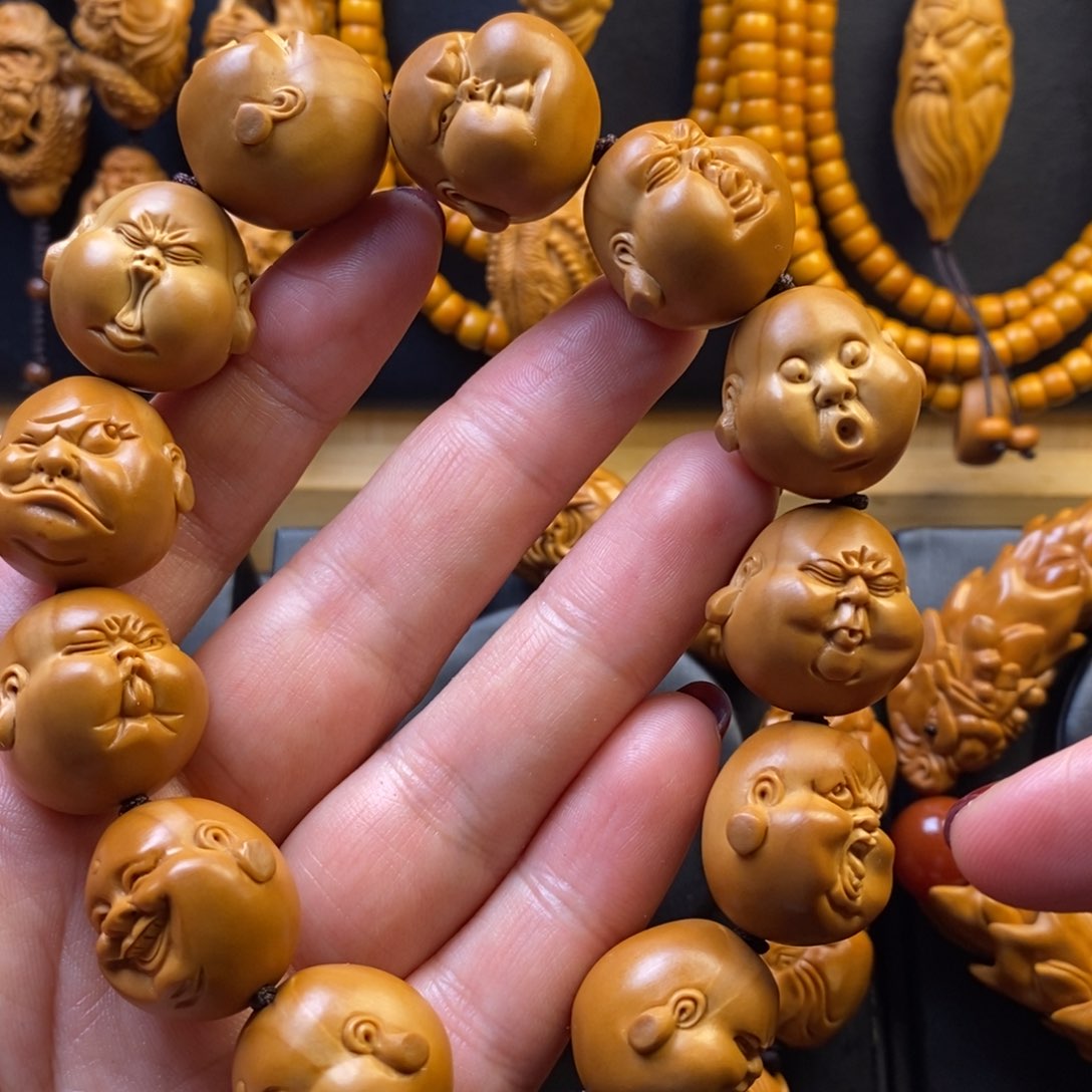 橄榄核手串/手链蹦*跶百态串