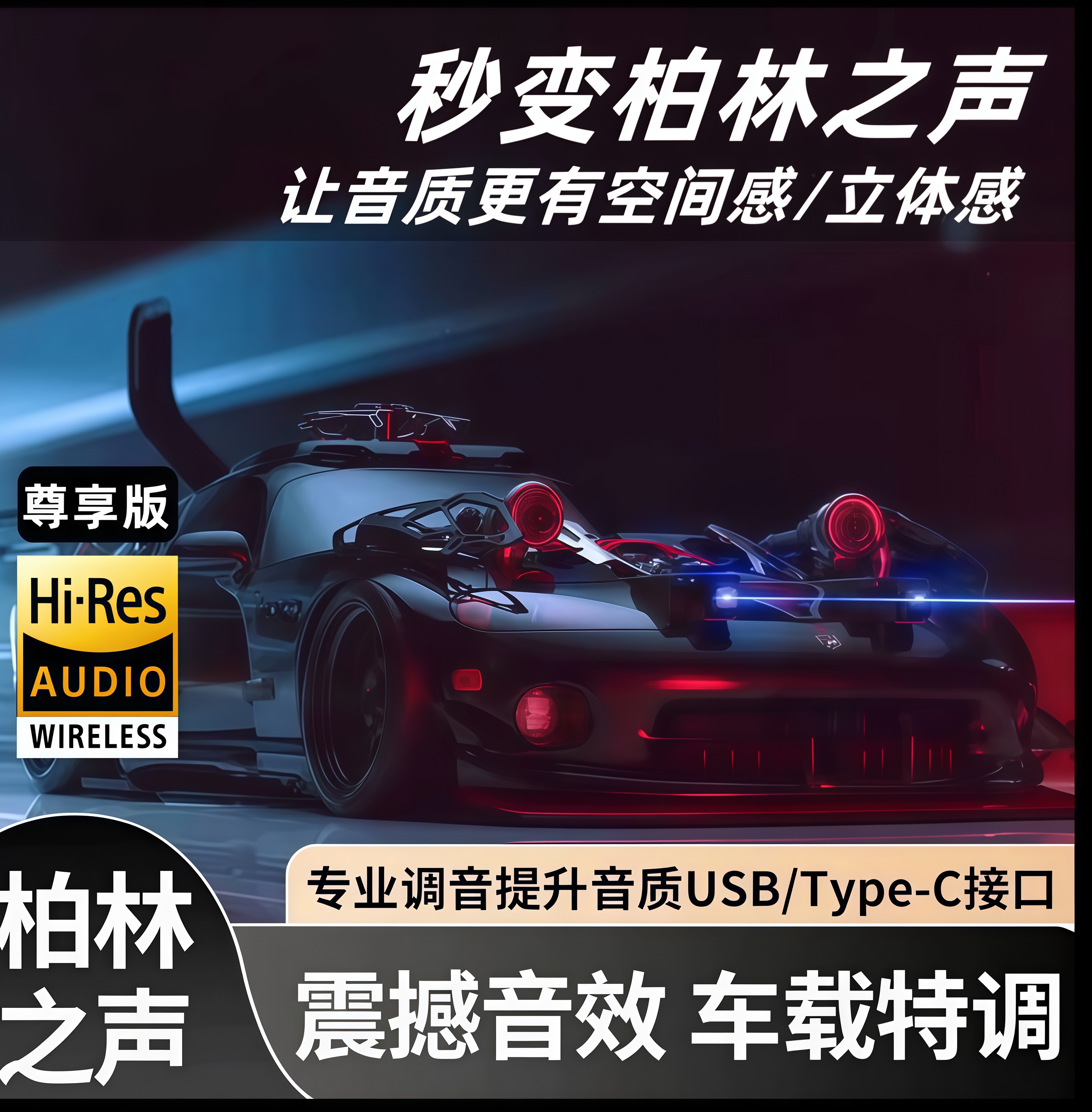 【正版授权】2025柏林之音1500高品质黑胶芯片车载U盘黑胶原声母带