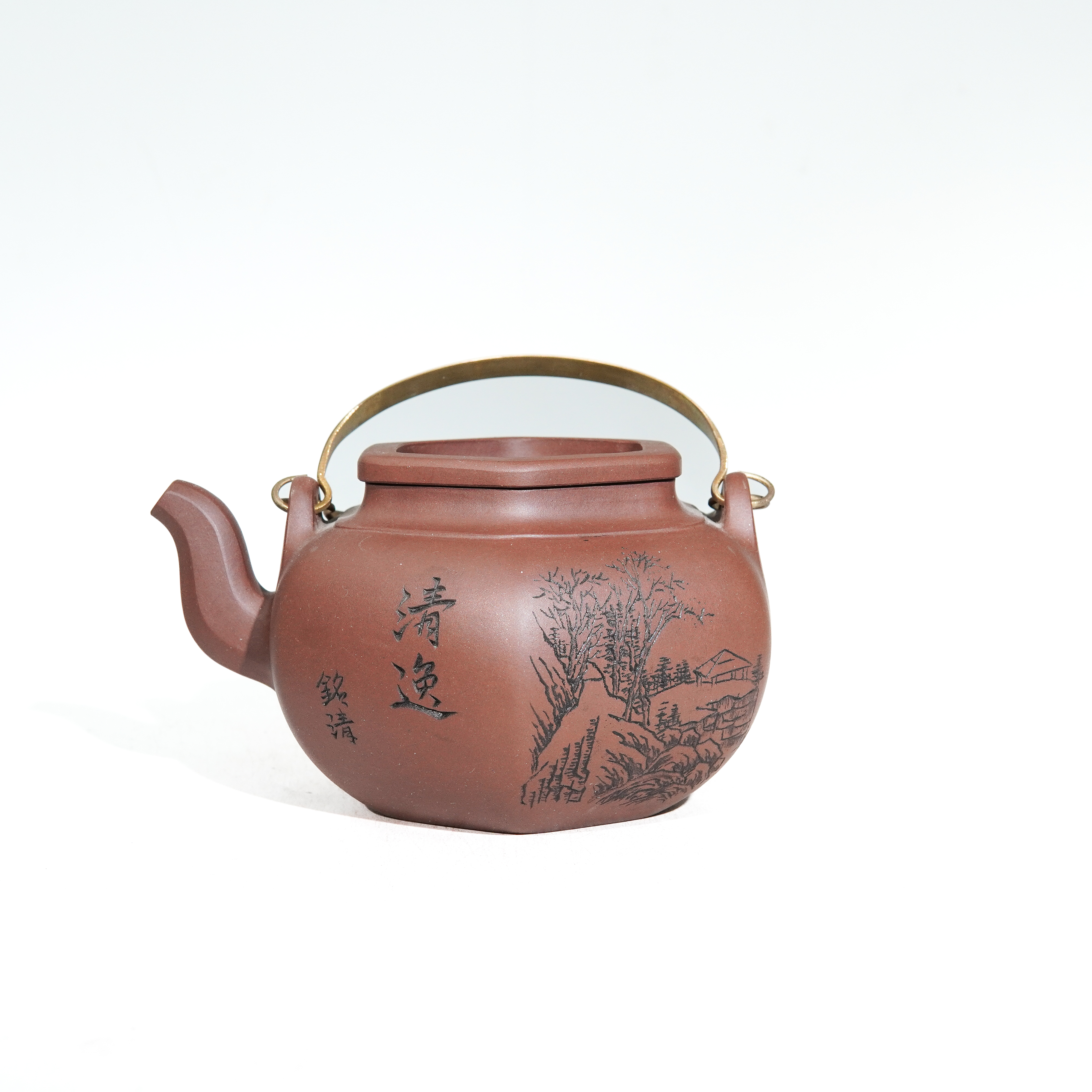 六方提梁-紫泥-350cc