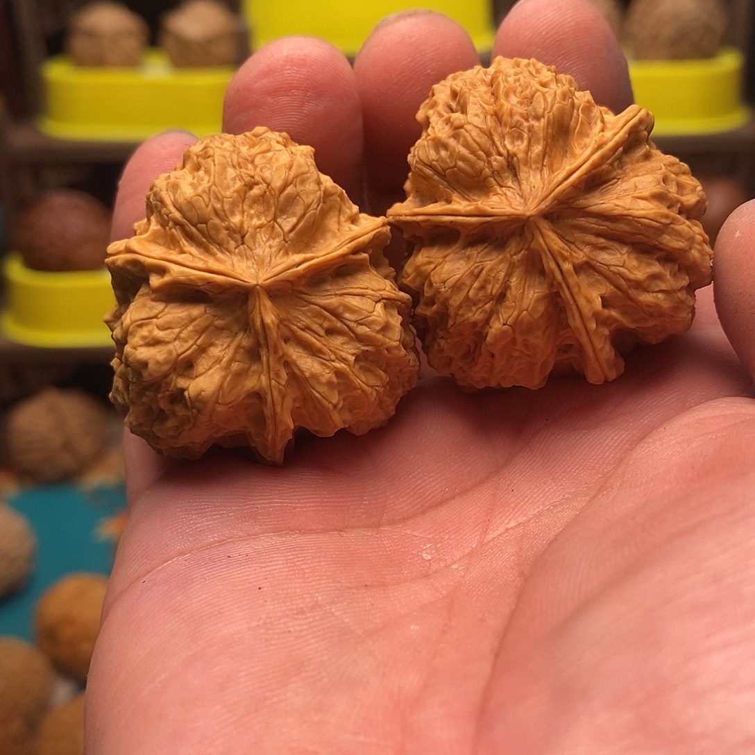 、***命文玩核桃吊坠铁三正奔