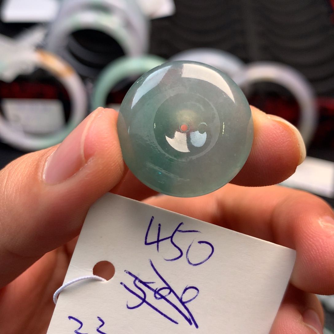 定制翡翠未镶嵌定制翡翠平安扣