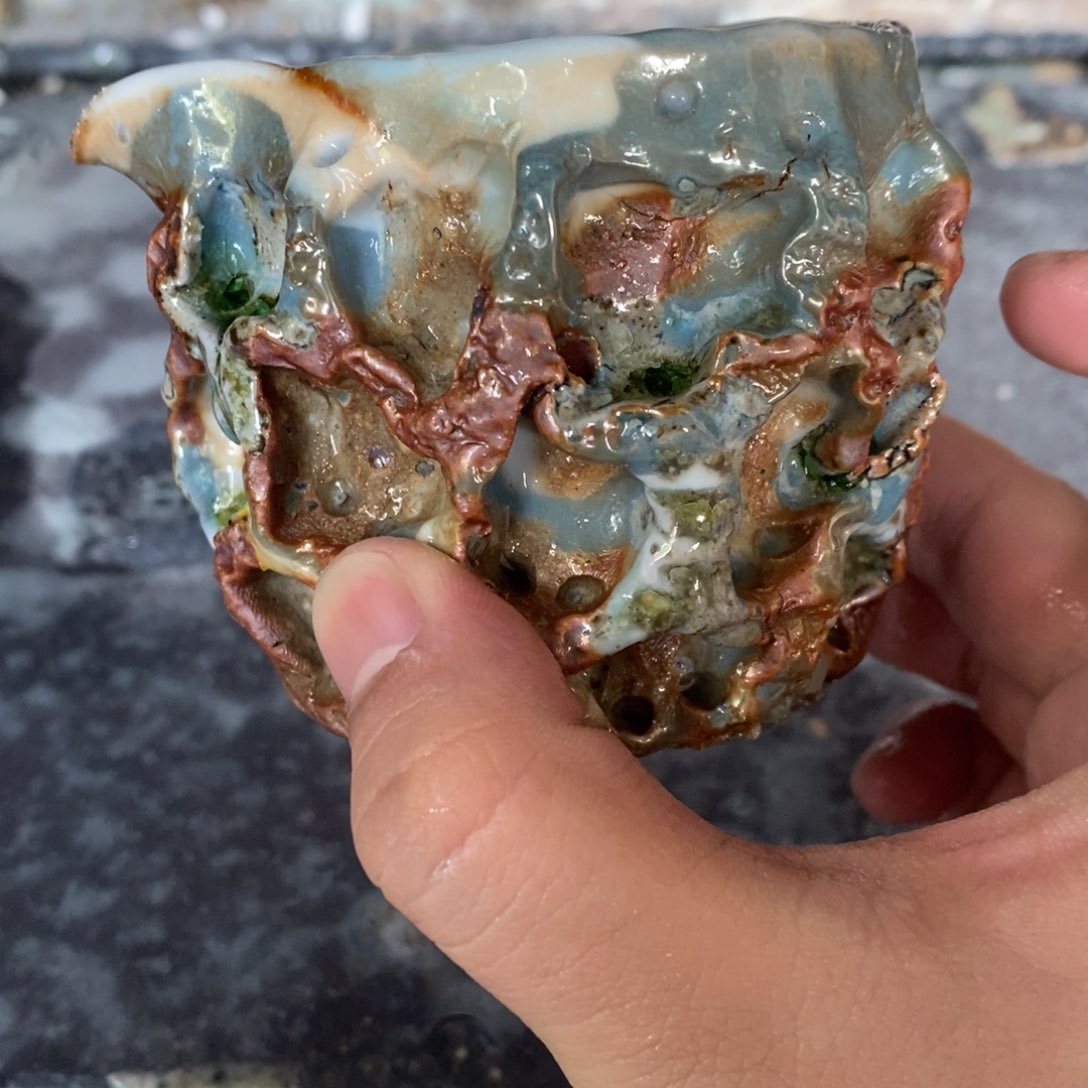 新年快乐，开窑放漏。575瑕