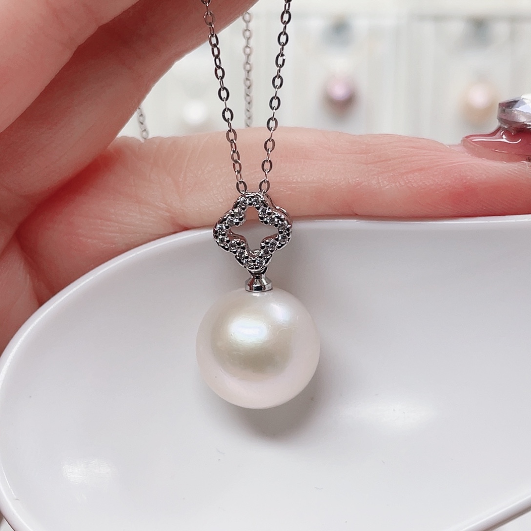 淡水珍珠吊坠(赠链)合金