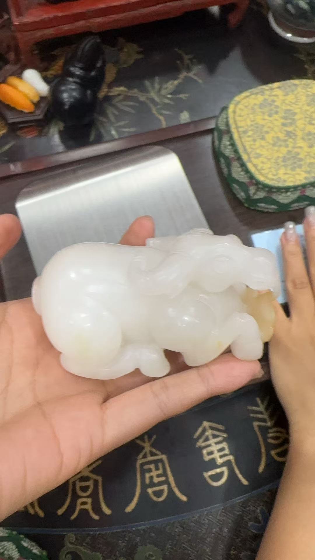 【晋博雅物】【玉器】牛把件