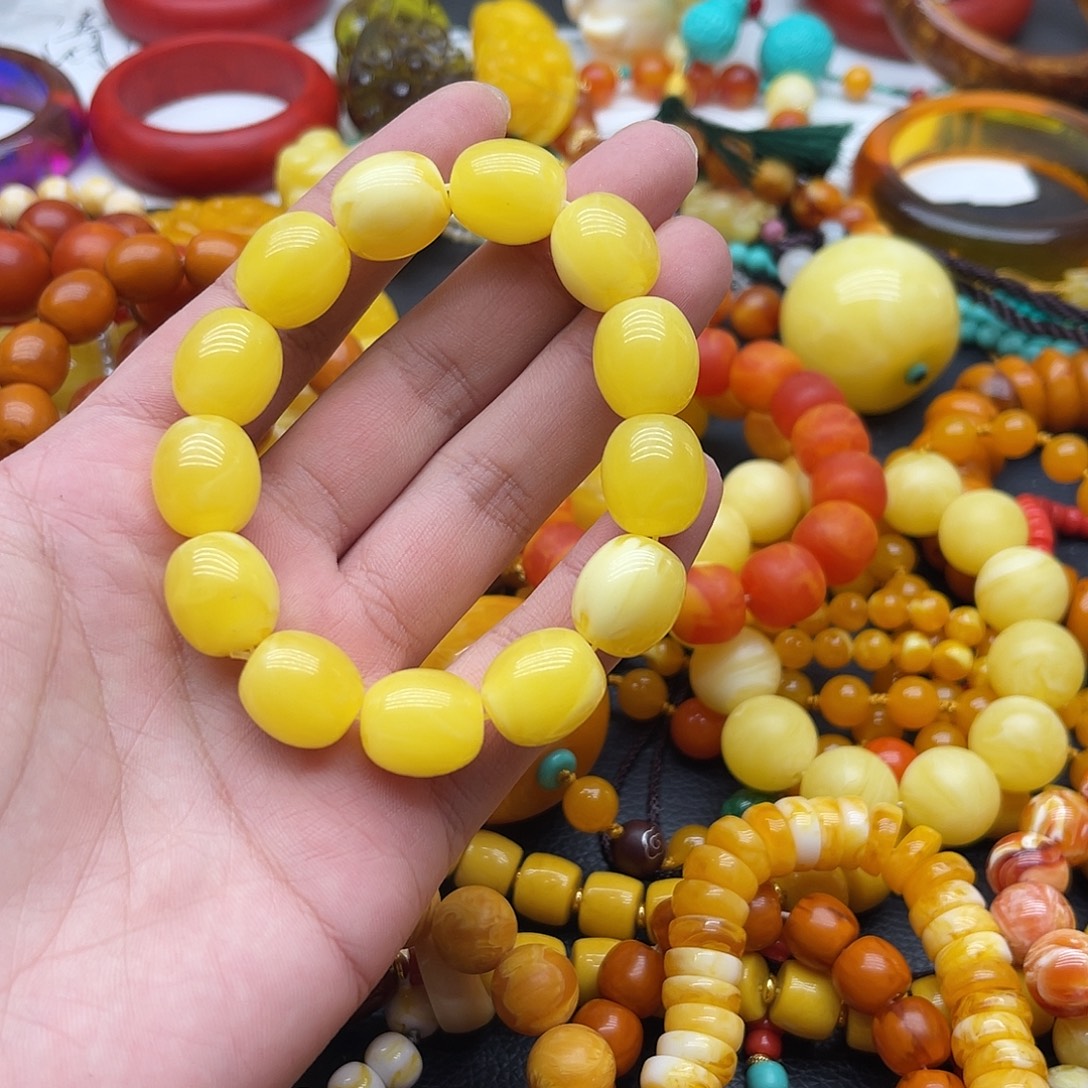 14mm飘花枣珠手串手串