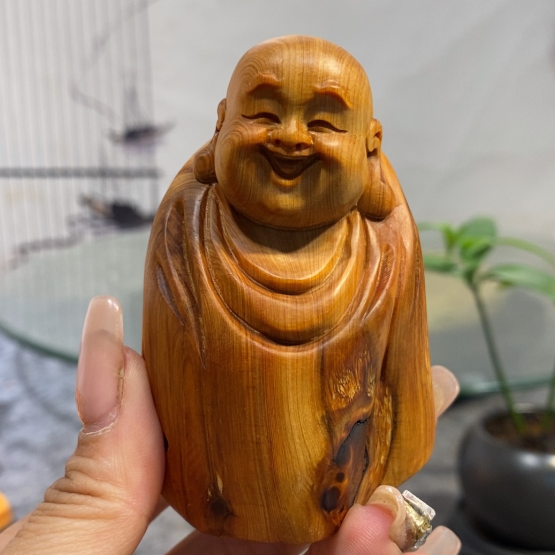 【闪购商品】柏木（崖柏）根雕木雕工艺品摆件，满十送一手把件