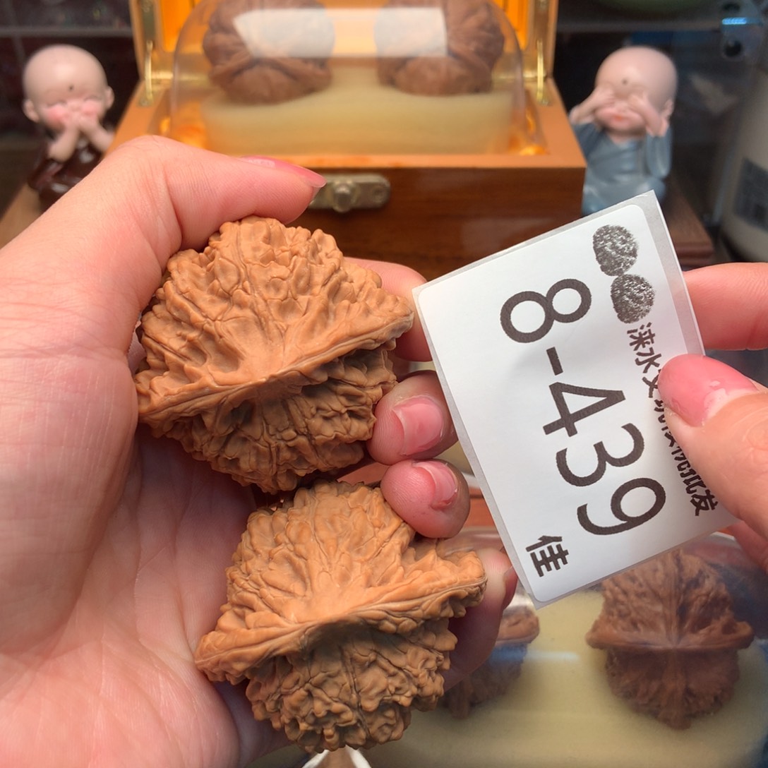 文玩核桃把件51官帽 